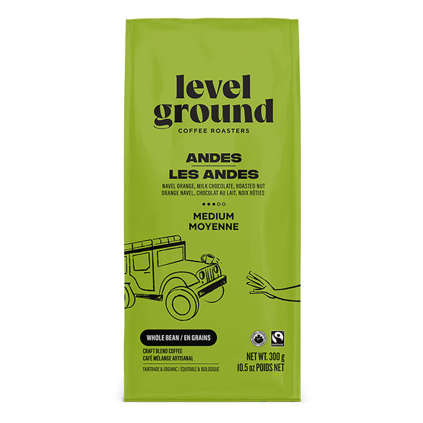 Andes Mountain Medium Roast BEAN Coffee