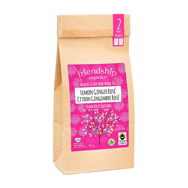 Lemon, Ginger, Rose Tea Twin Pack