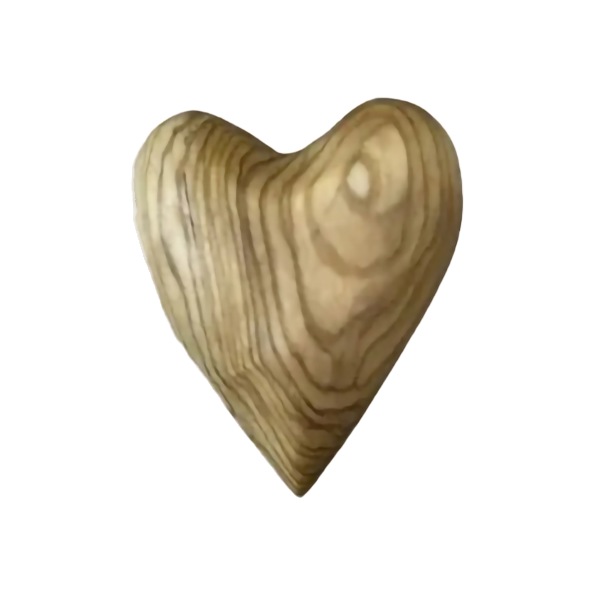 Olive Wood Heart