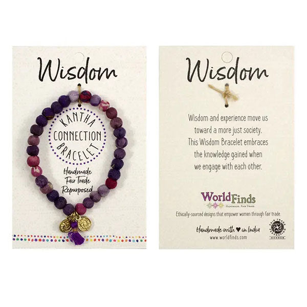 "Wisdom" Sari Bracelet