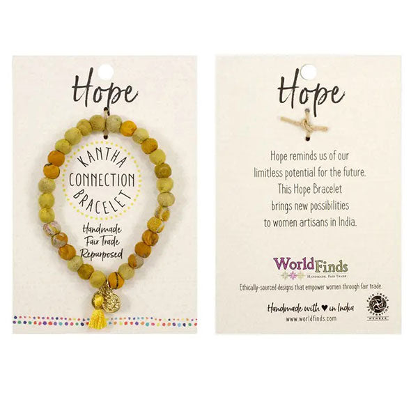 "Hope" Sari Bracelet