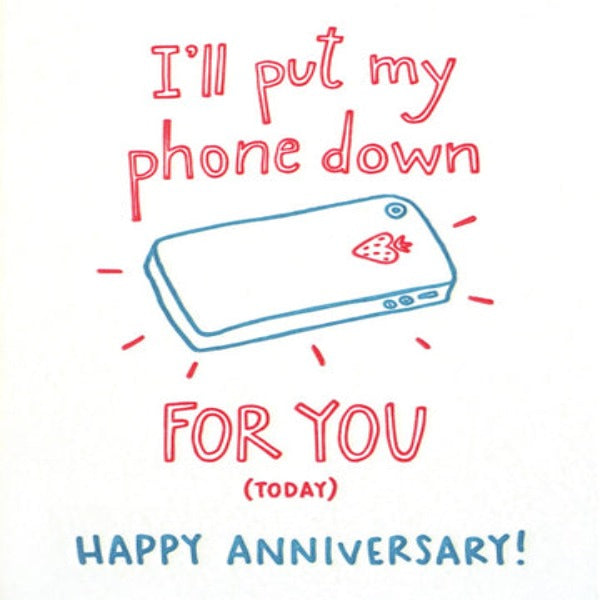Anniversary Phone Card