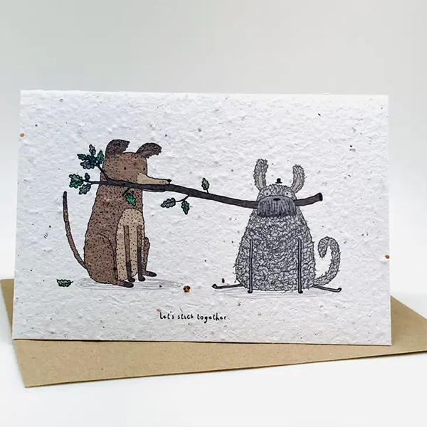 "Stick Together" Plantable Card