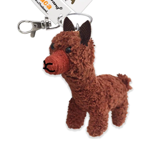 "Al" Paca String Doll Keychain