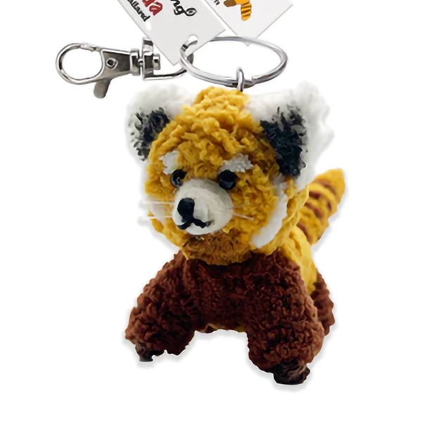 "Red" Panda String Doll Keychain