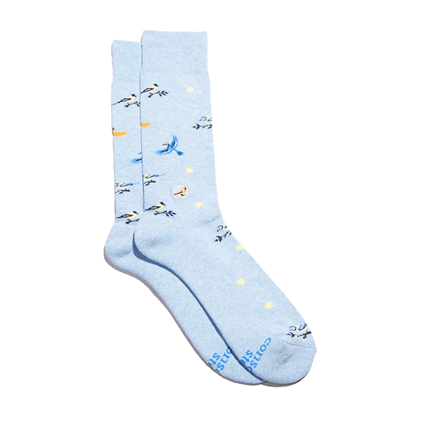 Socks that Protect Songbirds (Sm)