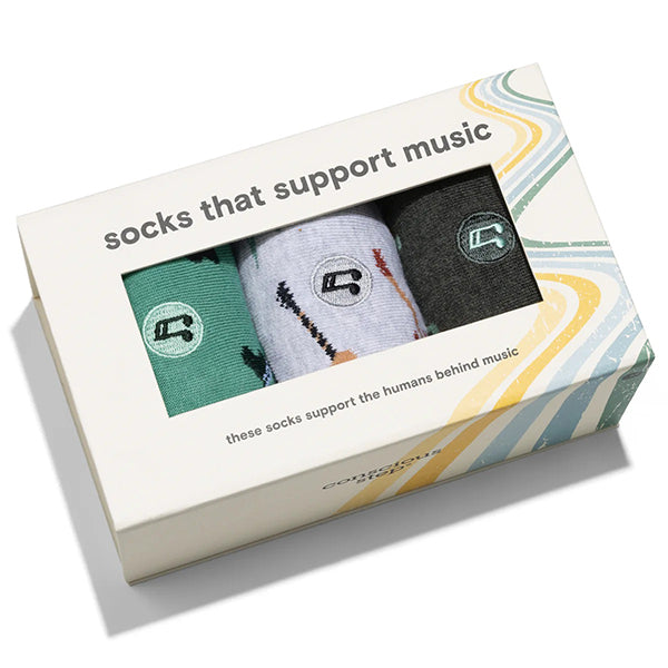 Box Set:  Socks that Support Music (Lg)