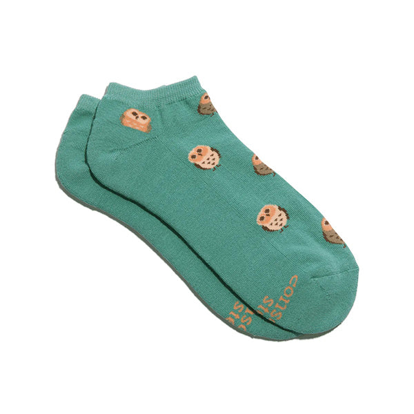 Ankle Socks that Protect Owls (Lg)