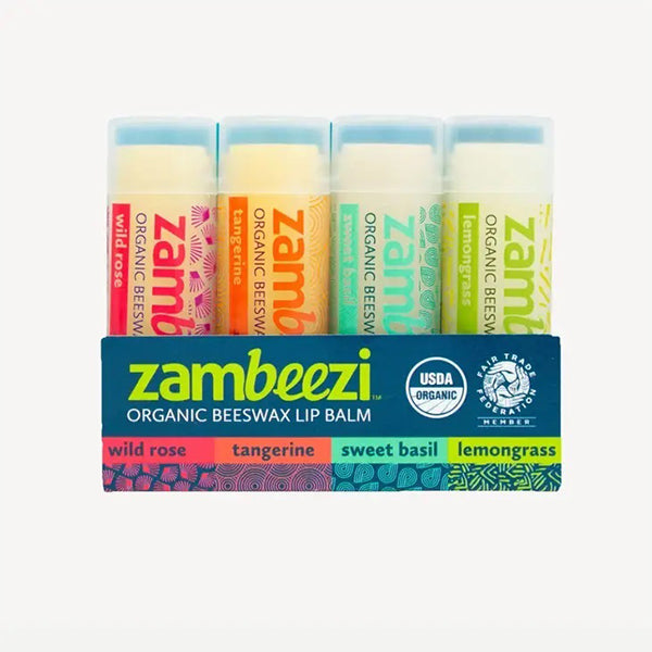 Beeswax Lip Balm 4-pack