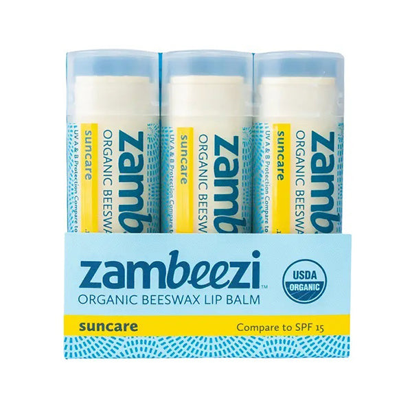 Suncare Beeswax Lip balm 3 pack