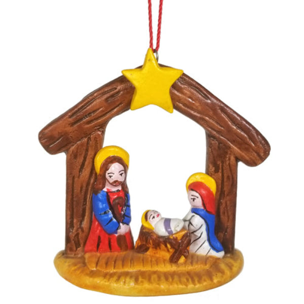 Ceramic Nativity Ornament