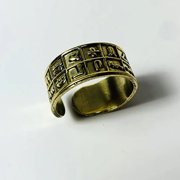 Hieroglyphs Ring