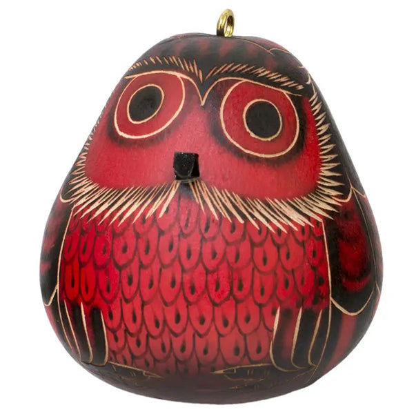 Gourd Owl Ornament