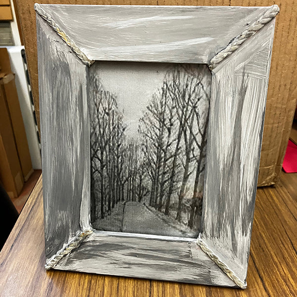 Grey-washed Wood Frame