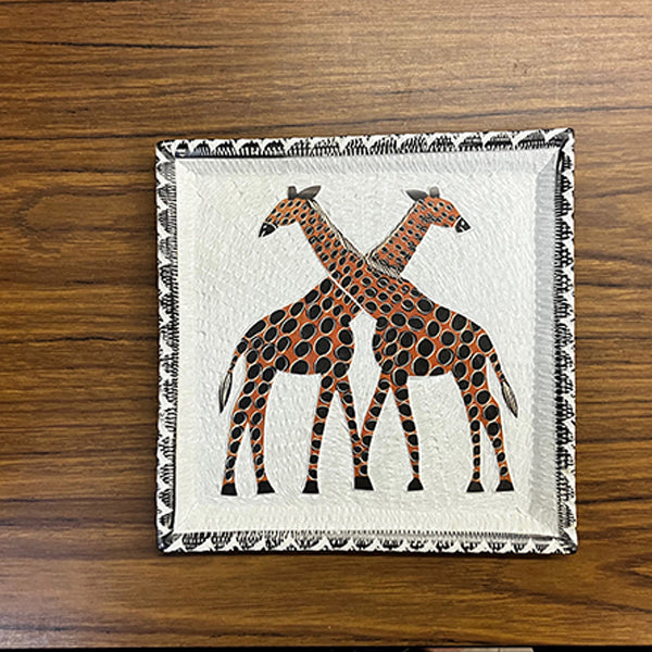 Giraffe 8" Soapstone Plate