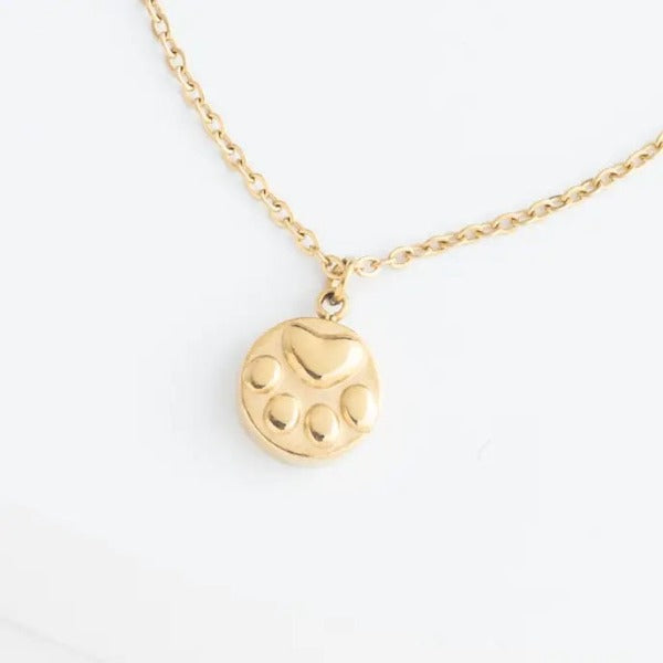 Take a Paw Gold Necklace