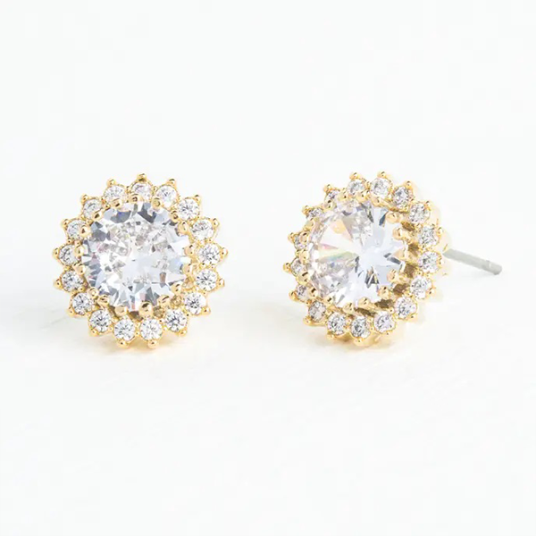 Sunshine Sparkle Stud Earrings