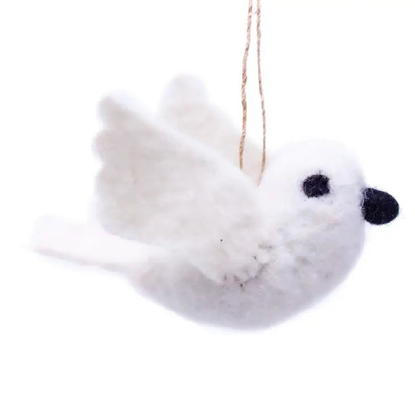 Dove Felt Ornament