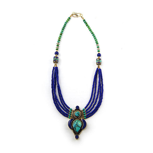 Lapis and Turquoise Necklace
