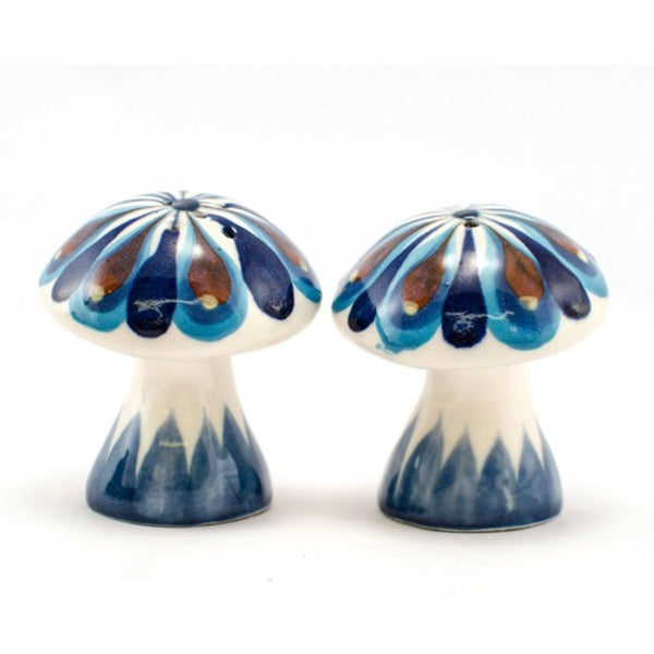 Ceramic Mushroom Salt & Pepper Shakers