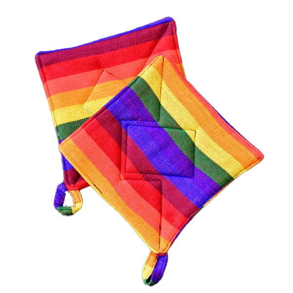 Rainbow Square Hot Pad