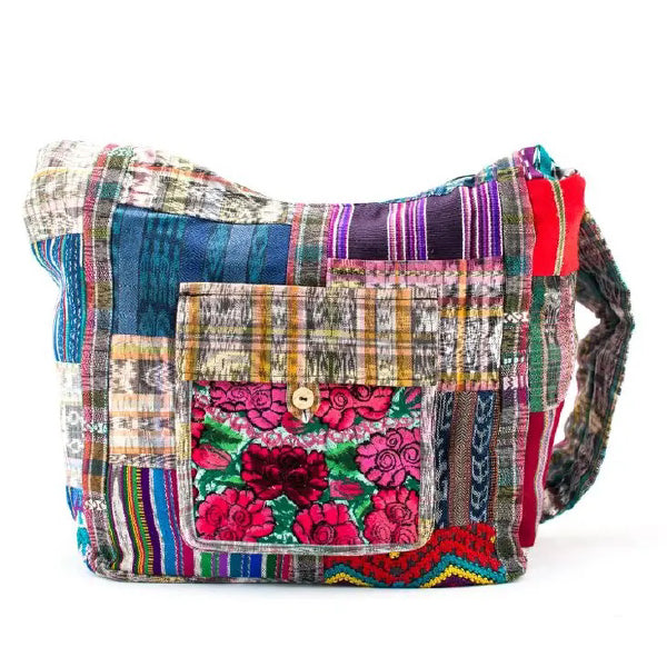 Recycled Huipile Patch Purse