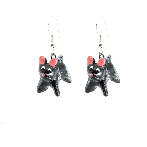 Ceramic Kitten Earrings