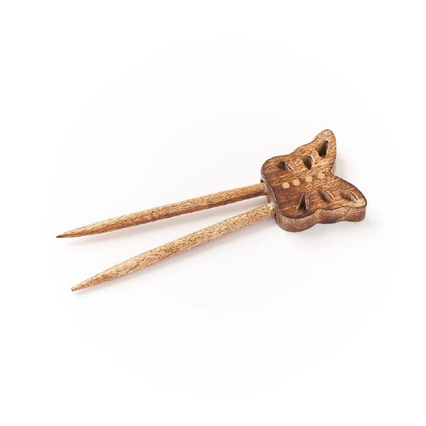 Butterfly Wooden Hair Pin