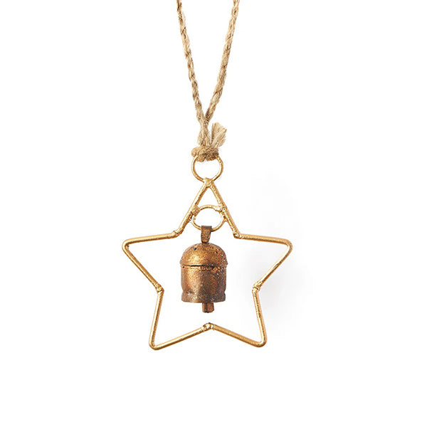 Bell-in-Star Ornament