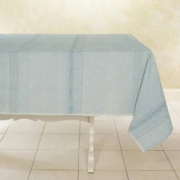 Handwoven Blue Tablecloth