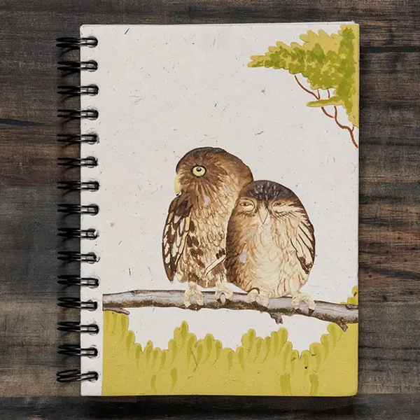 Owls Elephant-dung Journal