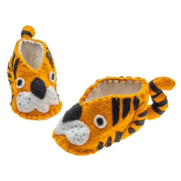 Tiger "Zooties" Baby Booties