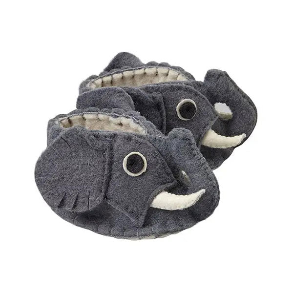 Elephant "Zooties" Baby Booties