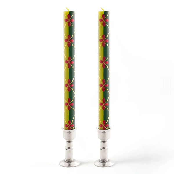 Christmas Taper Candles (Set of 2)