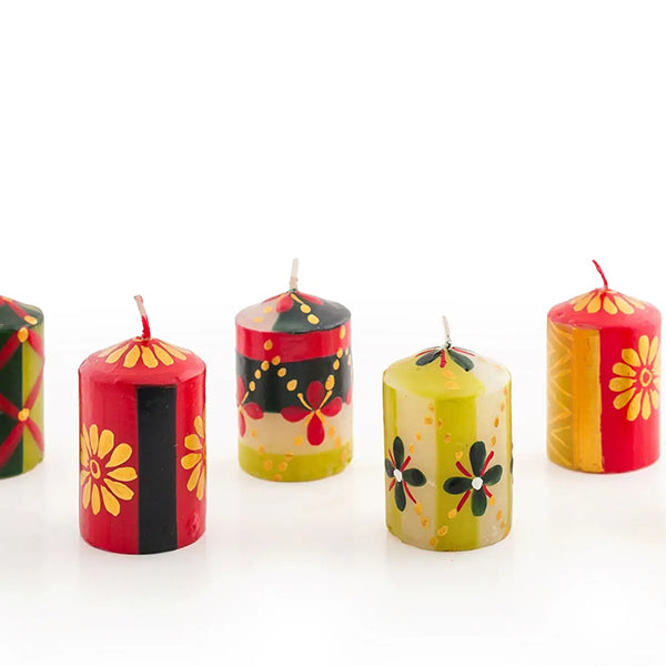 Six Votive Christmas Candles Gift Pack