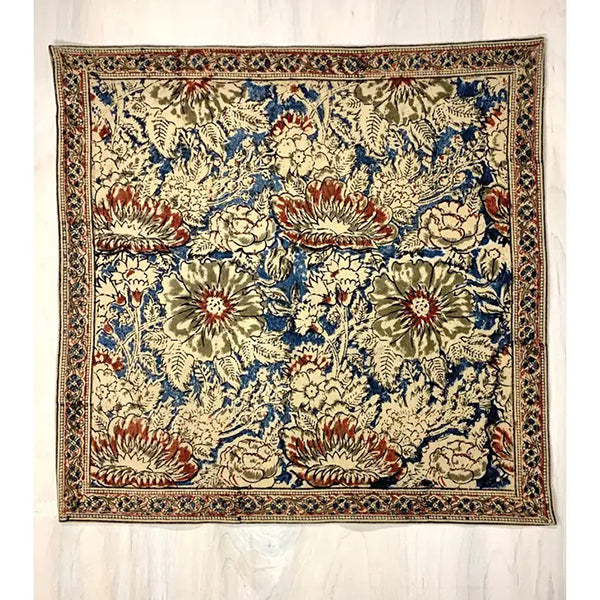 Rose & Navy Kalamkari Napkin