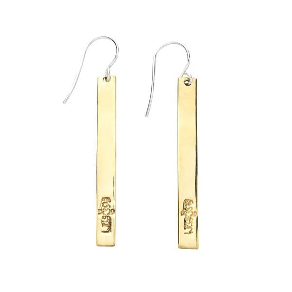 Khmer Peace Bar Bombshell Earrings