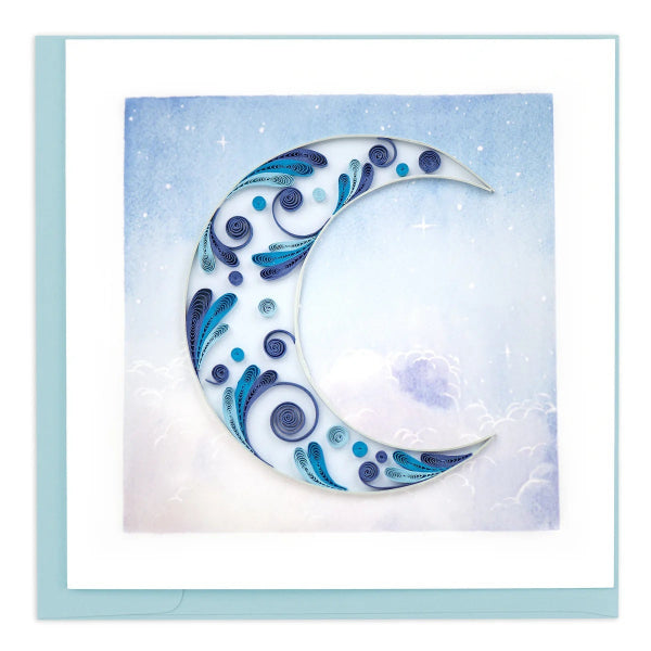 Quilled Card:  Blue Moon