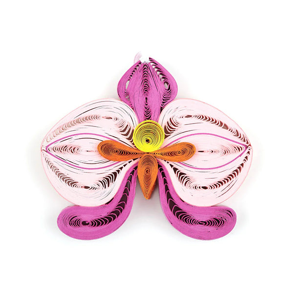 Quilled Orchid Ornament