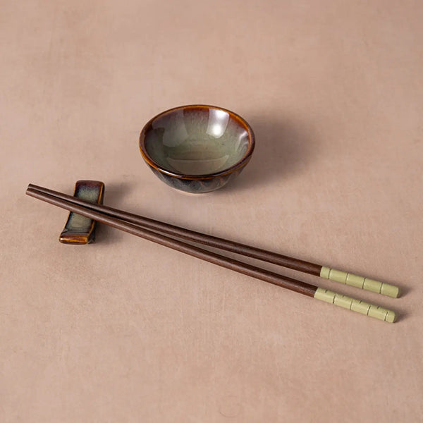 Brown Glaze Chopstick Set