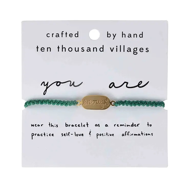 "You are enough" Affirmation Bracelet