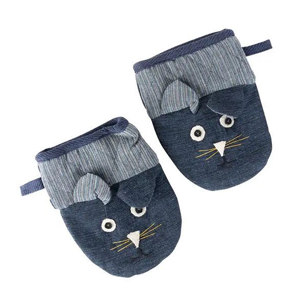 Helpful Kitty Oven Mitts