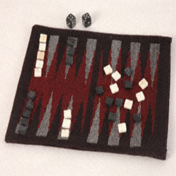 Cloth Travel Backgammon Set