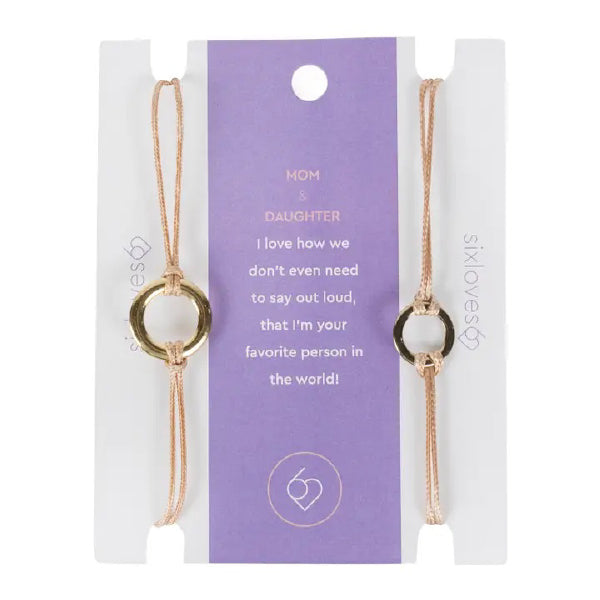 Mother and Daughter Companion Bracelets