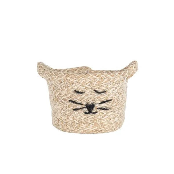 Jute Cat Mini-Basket
