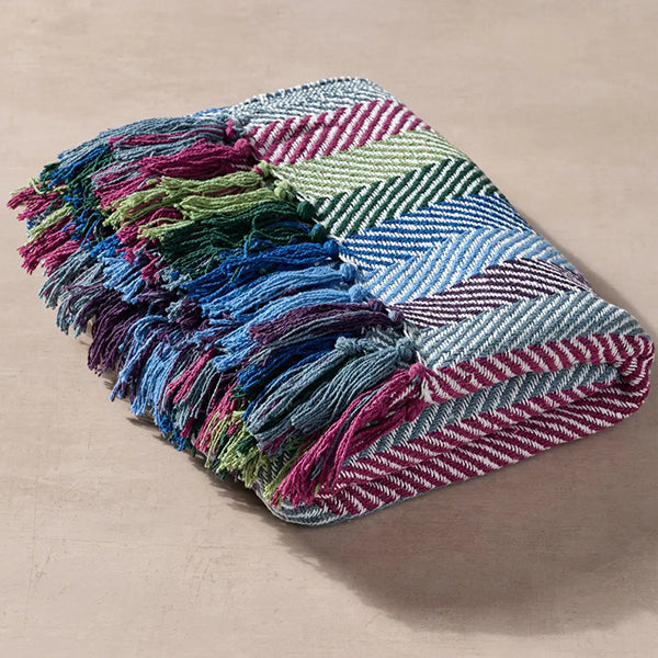 Colourful Chevron Blanket