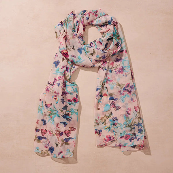 Butterflies Chiffon Scarf