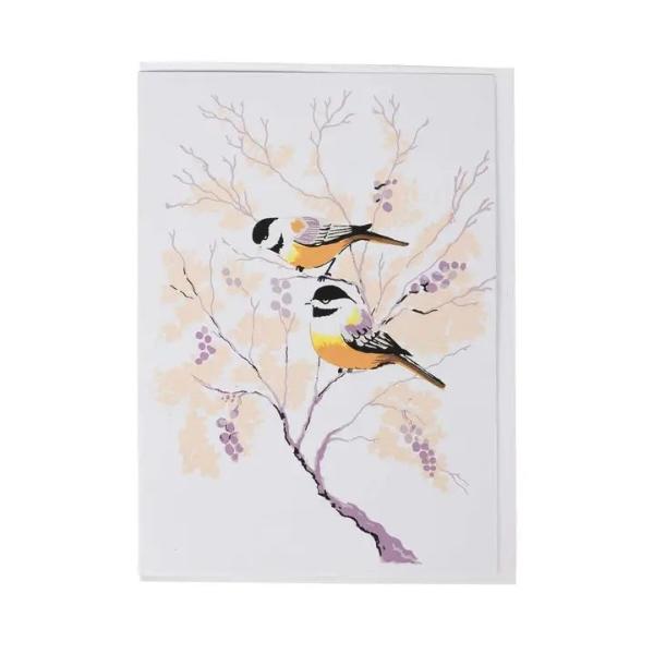 Chickadee Pair Card