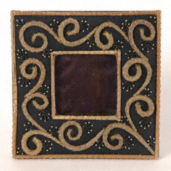 Beaded Black Frame