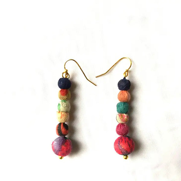 Sari Sphere Dangle Earrings